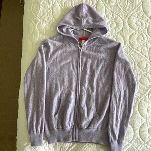 Aqua Kids Heather purple cashmere sweater size XL